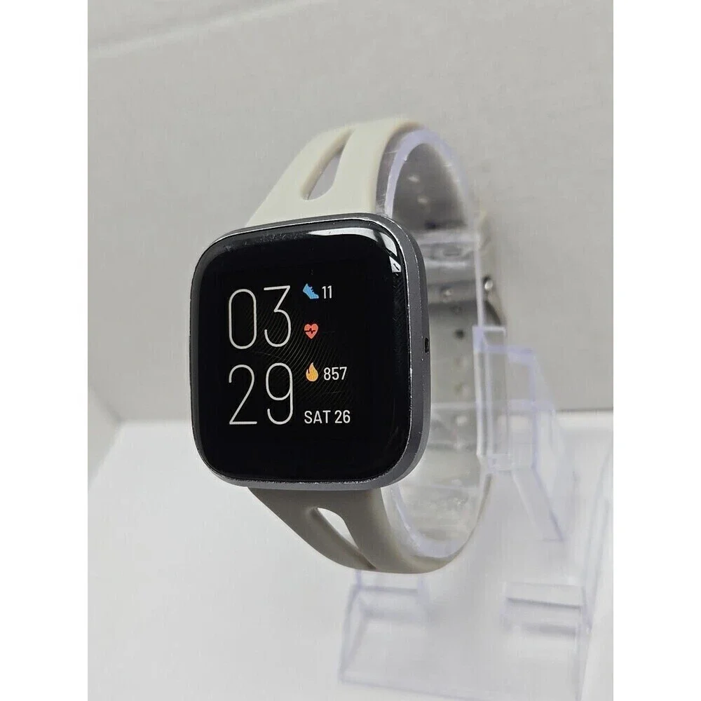 Fitbit Versa 2 Smartwatch Gray 40mm Alexa WR50M Always On Display Works